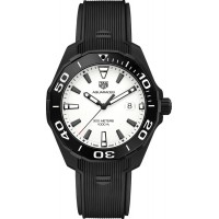 Tag Heuer Aquaracer 300M Textured White Dial Men's Watch WAY108A-FT6141